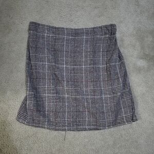 Plaid Mini Skirt